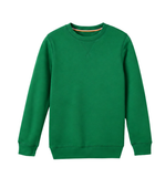 School Crewneck Sweatshirt Green | B2B Low MOQ Wholesale