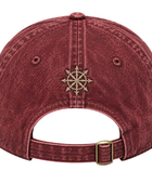 Custom Burgundy Acid Wash Cap B2B