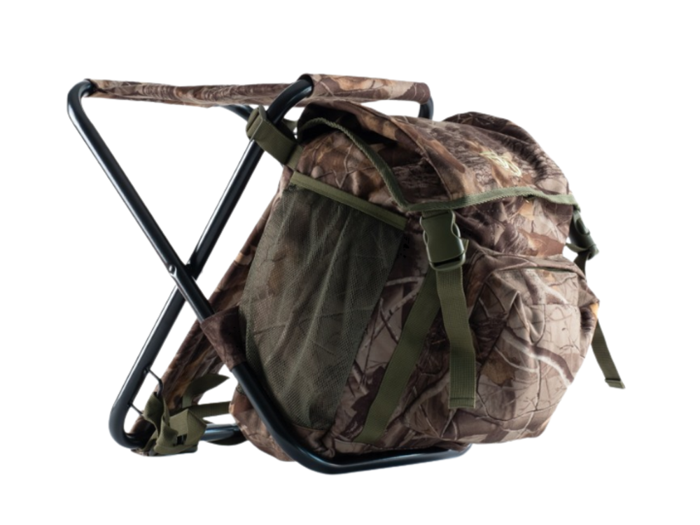 Camouflage Hunting Stool Backpack Chair B2B Hunting Accessories front design preview