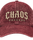Custom Burgundy Acid Wash Cap B2B