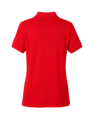 School Short Sleeve Fitted Stretch Piqué Polo Red | B2B Low MOQ Wholesale