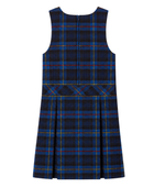 School Plaid Box Pleat Jumper Navy Royal Blue | B2B Low MOQ Wholesale