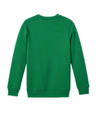 School Crewneck Sweatshirt Green | B2B Low MOQ Wholesale