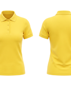 Women’s Yellow School Polo Shirt B2B School Uniform Manufacturer