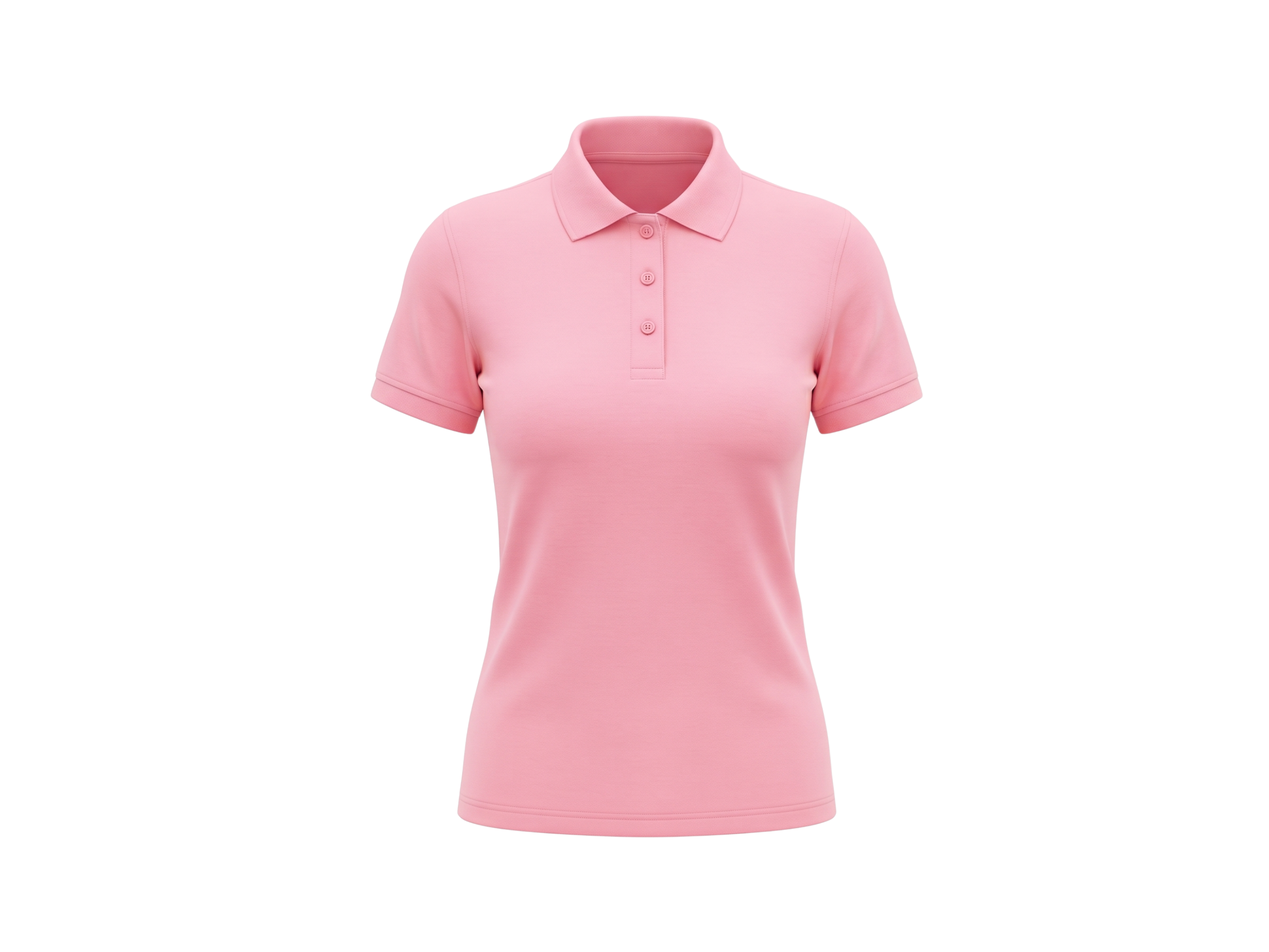 B2B Women’S Polo Shirt Pink Low MOQ Schoolwear Manufacturer