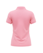 B2B Women’S Polo Shirt Pink Low MOQ Schoolwear Manufacturer
