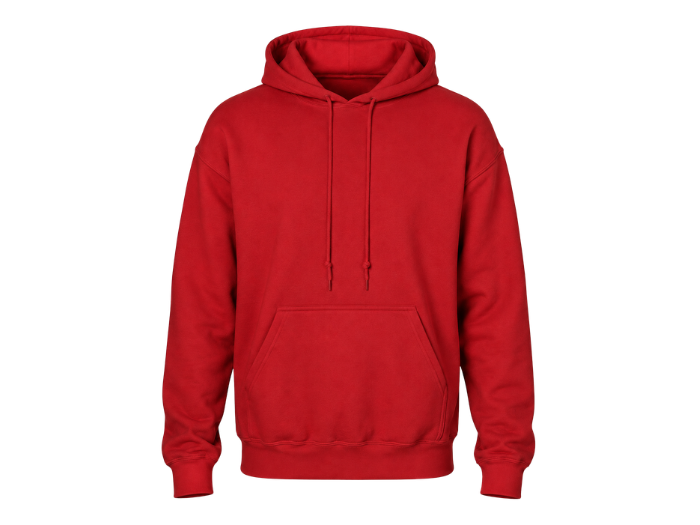 Hooded Sweatshirt B2B Low MOQ Carpet Fitter Hoodie Red Workwear front design preview