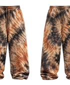 Tie Dye Baggy Trousers Brown Black and Beige All Over Design | B2B Low MOQ