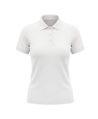 Custom Women’s White Short Sleeve School Uniform Polo Shirt | B2B Low MOQ Schoolwear Manufacturer