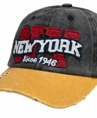 Custom Double Tone Embroidered Acid Wash Cap B2B
