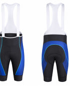 Custom Cycling Bib Shorts – Black/Blue Team Shorts, Wholesale, Low MOQ, Bulk Sportswear