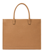 B2B  Leather Tote Bag Camel Tan Low MOQ Manufacturer