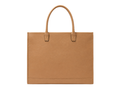 B2B  Leather Tote Bag Camel Tan Low MOQ Manufacturer
