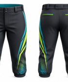 Custom Black Teal Baseball Pants | Wholesale Team Uniform Pants for Bulk Orders