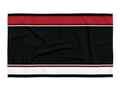 Custom Cornhole Sports Towel – Black Red White Team Towel for Wholesale Event Buyers