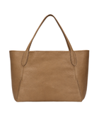 B2B Soft Leather Tote Bag Brown Low MOQ Manufacturer