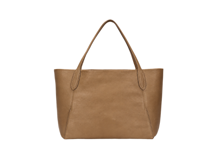B2B Soft Leather Tote Bag Brown Low MOQ Manufacturer