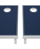 Custom Cornhole Board Set – Navy Blue Outdoor Game Boards for Wholesale Event Buyers