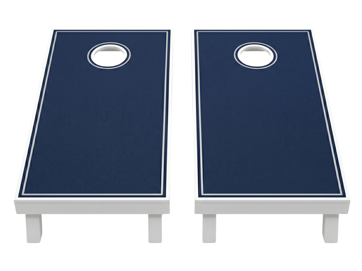 Custom Cornhole Board Set – Navy Blue Outdoor Game Boards for Wholesale Event Buyers