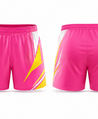 Custom Track & Field Shorts – Pink Team Uniform, Wholesale, Low MOQ, Bulk Sportswear
