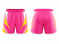 Custom Track & Field Shorts – Pink Team Uniform, Wholesale, Low MOQ, Bulk Sportswear