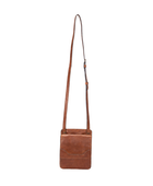 B2B Leather Flap Crossbody Bag Brown Low MOQ Manufacturer