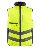 Workwear Hi-Vis Winter Gilet – Yellow and Dark Anthracite | B2B Low MOQ Manufacturer