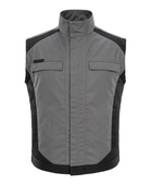 Workwear Utility Gilet – Grey and Black | B2B Low MOQ Manufacturer