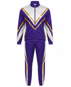 Custom Purple Cheer Warm Up Set – Jacket & Pants for Wholesale Cheer Teams