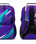 Custom Purple Volleyball Backpack – Wholesale Team Sports Bag for Clubs