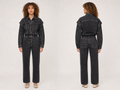 Wholesale Custom Black Denim Jumpsuit Manufacturer Private Label Long Sleeve Jean Boilersuit