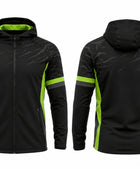 Custom Black Lime Hockey Hoodie – Wholesale Team Warm Up Hoodie for Clubs