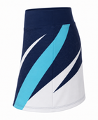 Custom Navy Women Tennis Skort Teal White Team Skirt for Clubs