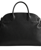 B2B Leather Tote Bag with Shoulder Strap Black Low MOQ Manufacturer