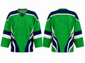 Custom Green Goalie Hockey Jersey – Wholesale Team Jersey for Clubs