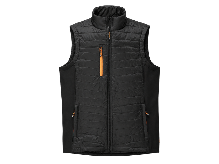Body Warmer B2B Low MOQ Carpet Fitter Layer Black Workwear front design preview