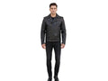 Men’s Cowhide Leather Biker Jacket Wholesale Custom Private Label Leather Outerwear Manufacturer