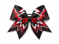 Custom Black Red Cheer Bow – Wholesale Cheerleading Hair Bow for Teams