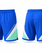 Custom Tennis Shorts – Blue & Aqua Performance Shorts, Wholesale Bulk, Low MOQ, Team Uniform