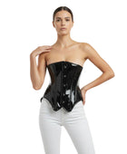 Burgundy Victorian Overbust Corset Wholesale | Renaissance Bridal Bustier Manufacturer