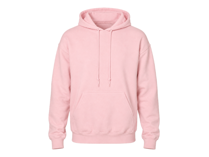 Hooded Sweatshirt B2B Low MOQ Carpet Fitter Hoodie Pink Workwear front design preview