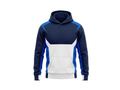 Custom Combat Sports Hoodie – Blue White MMA Boxing Teamwear for Wholesale Buyers