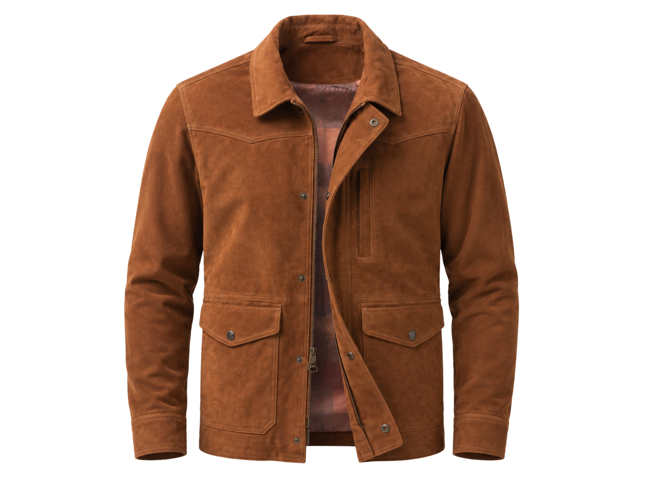 Hunting Leather Coat
