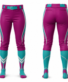 Pink Softball Pants – Wholesale Bulk Team Pajama, Low MOQ, B2B Performance Apparel
