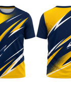 Custom Yellow & Navy Dart Jersey – Team Uniform Bulk Orders, Low MOQ, Personalized Name & Number