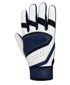 Custom White Navy Baseball Batting Gloves | Wholesale Team Gloves for Bulk Orders