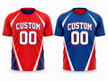 Custom Red Blue Flag Football Reversible Jersey – Wholesale Team Jersey