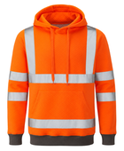 Hooded Sweatshirt B2B Low MOQ Construction Uniform Orange Workwear