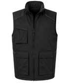 Workwear Utility Body Warmer – Black | B2B Low MOQ Manufacturer