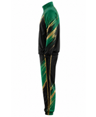 Custom Wrestling Warm-Up Set | Wholesale Wrestling Team Jacket and Pants | Green Black Gold | Apparels Bridge